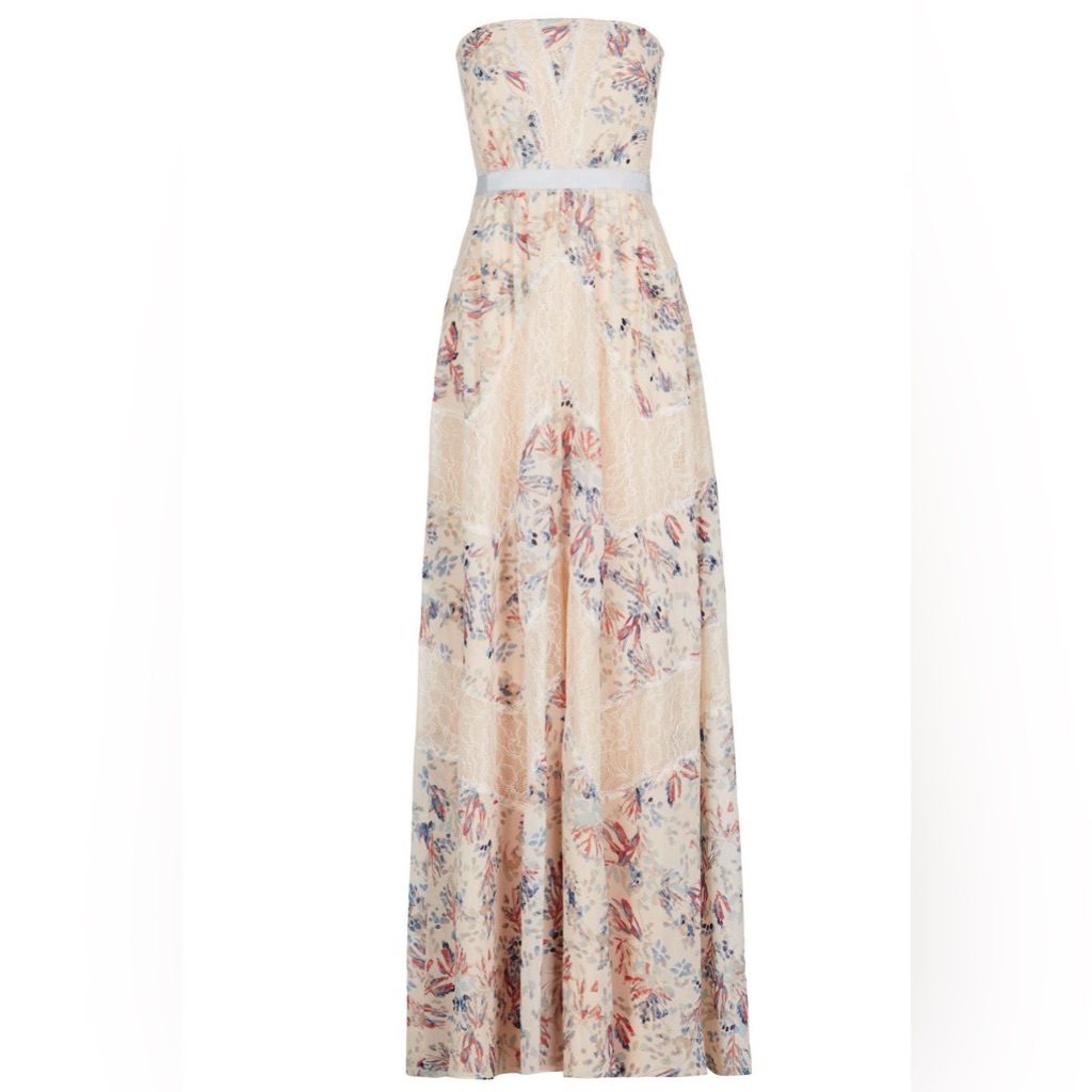Bcbgmaxazria Women's Elle Lace Strapless Dress